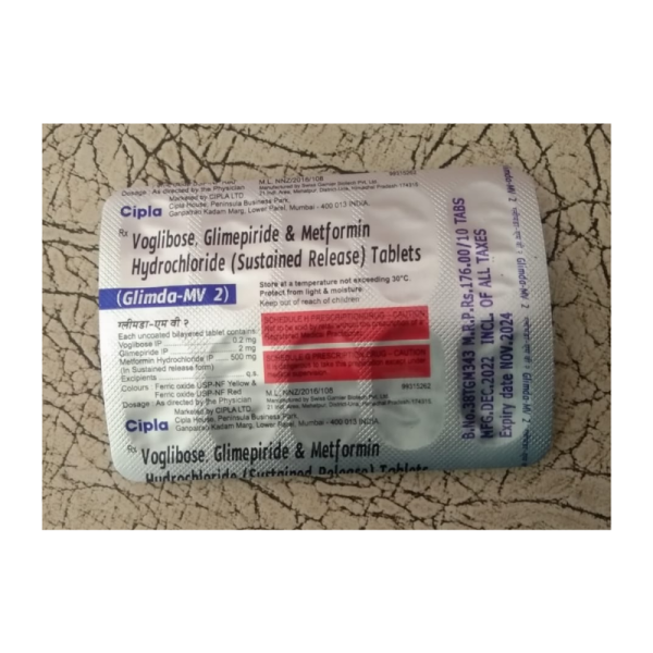 Glimda-Mv 2 Tablets - Cipla