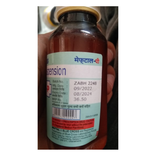 Meftal-P Suspension - Blue Cross Laboratories Ltd