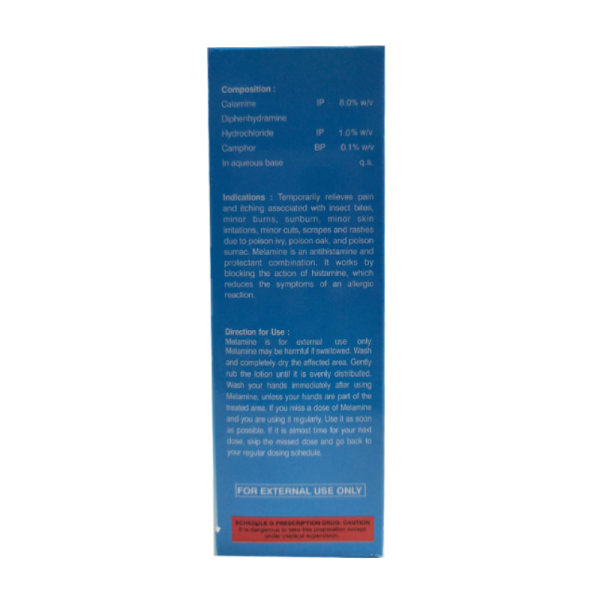 Melamine Lotion - Leeford Healthcare ltd