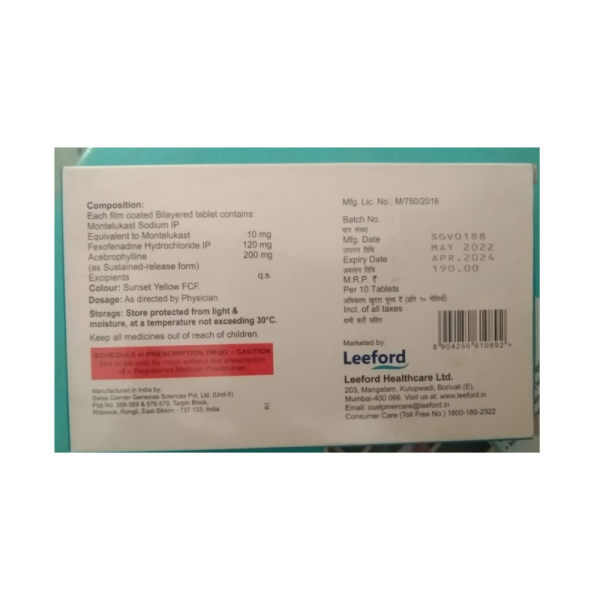 Relikast - Fxa Tablets - Leeford Healthcare ltd