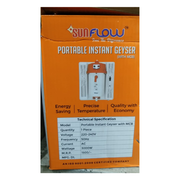 Instant Water Geyser - SunFlow