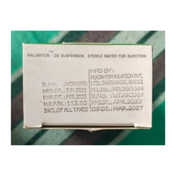 Walamycin DS Suspension - Wallace Pharmaceuticals Pvt Ltd