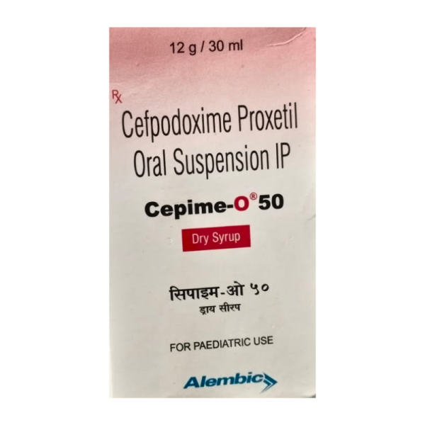 Cepime-O 50 Dry Syrup - Alembic