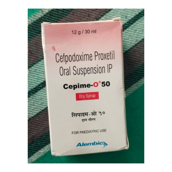 Cepime-O 50 Dry Syrup - Alembic