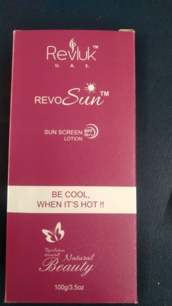 Sunscreen Lotion - Revluk