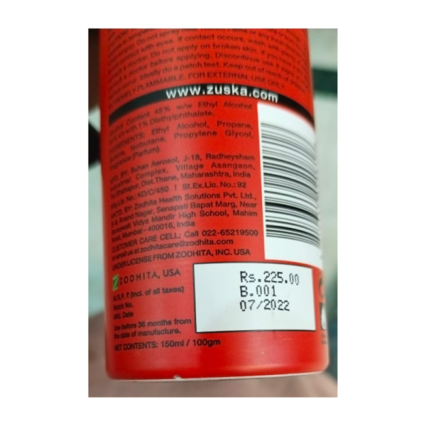 Deodorant Body Spray - Zuska