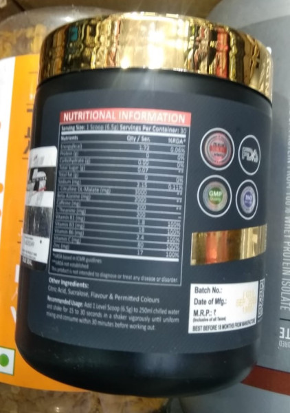 Pre-workout - Focus
