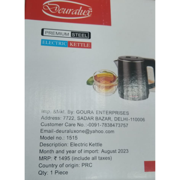 Electric Kettle - Deuralux