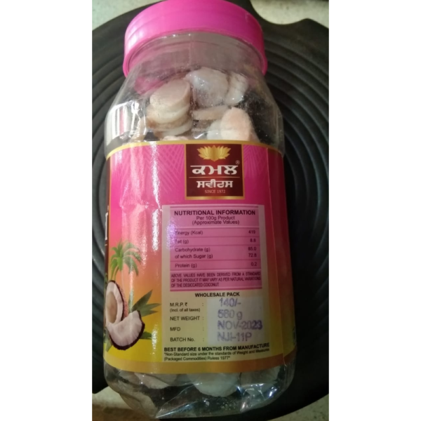 Coconut Toffee Peda - Kamal Sweets