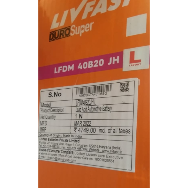 Car Battery - Livfast