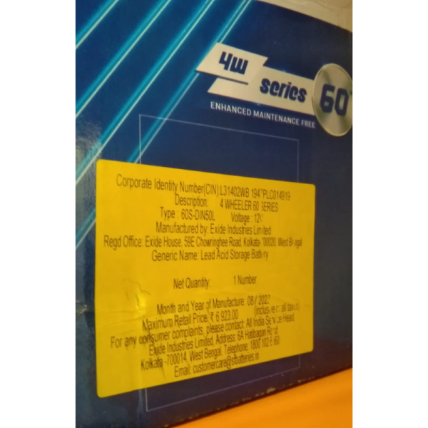 Car Battery - SF Batteries