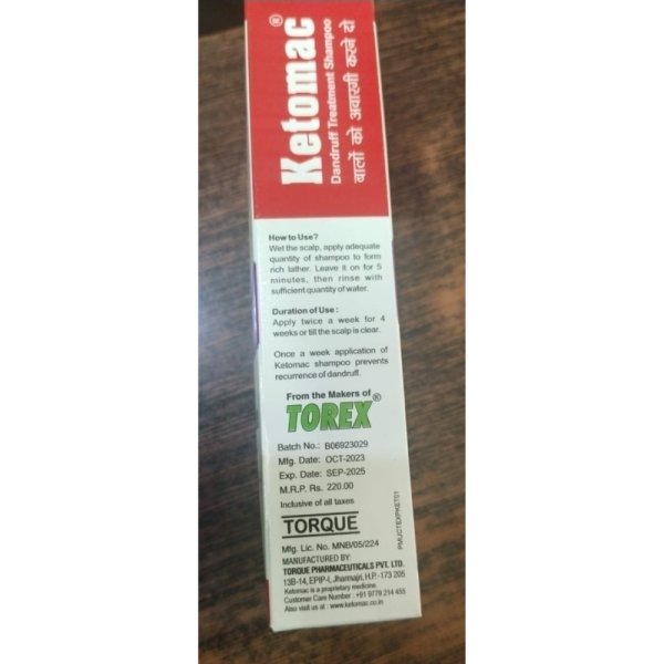 Ketomac Shampoo - Torque Pharmaceuticals