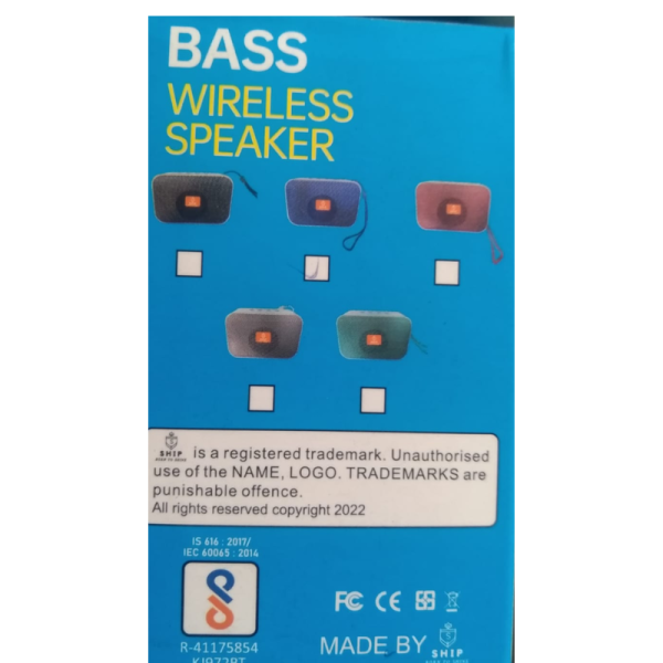 Wireless Speaker - Ship