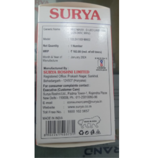 Led Bulb - Surya Roshni limited