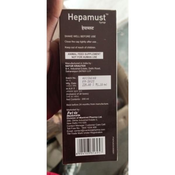 Hepamust Syrup - Pet Mankind
