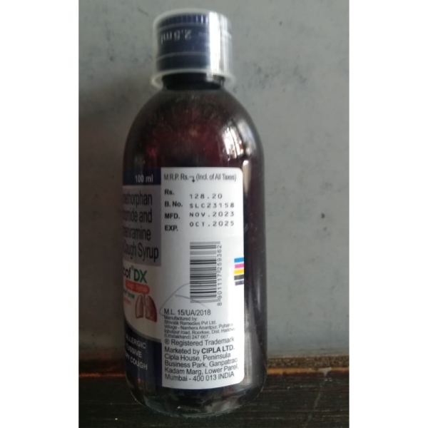 Rexcof Dx Cough Syrup - Cipla
