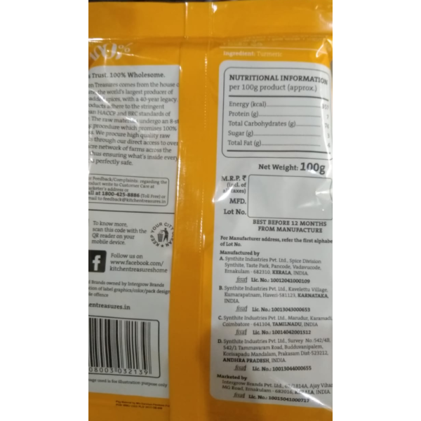 Turmeric Powder - Kitchen Treasure