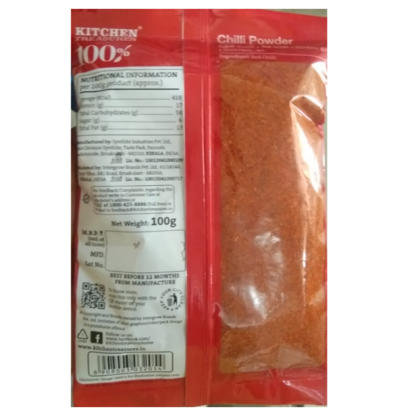 Red Chilli Powder - Kitchen Treasure
