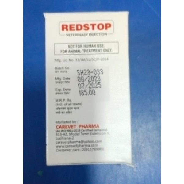 Redstop Vet.Injection - Carevet Pharma