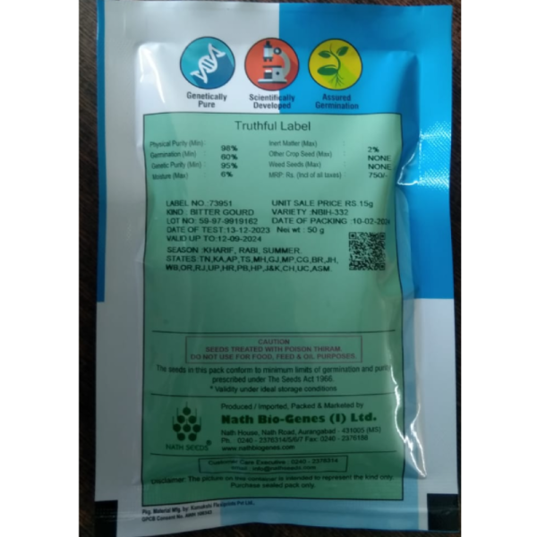Hybrid Bitter Gourd Seeds - Nath Seeds