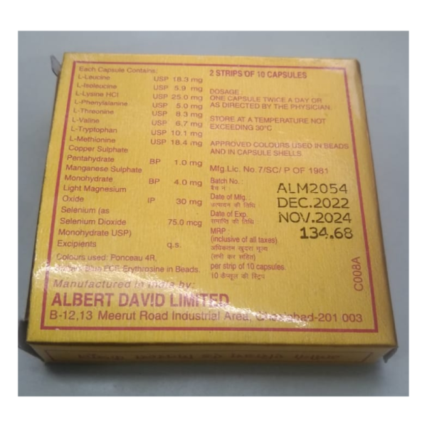 Alamin M Forte Capsules - Albert David Ltd