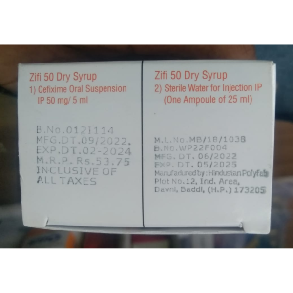 Zifi 50 Dry Syrup - FDC