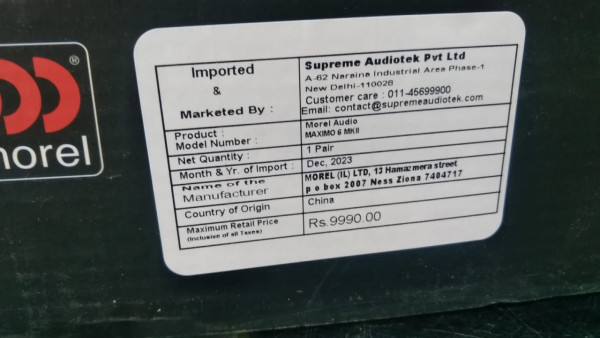 Car Audio Component Speaker System - Morel