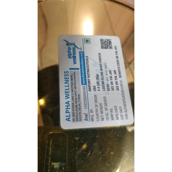 Legend Nitrix Blend Protein - Anatomy