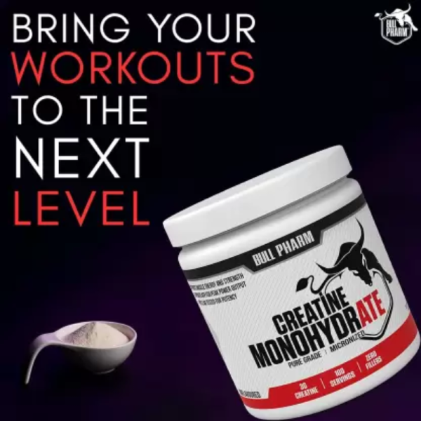 Creatine Monohydrate Powder - Bull Pharm