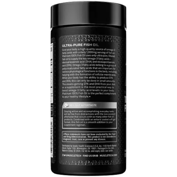 Platinum 100% Omega Fish Oil - MuscleTech