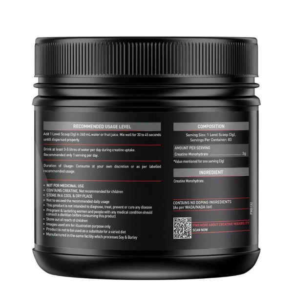 Creatine Monohydrate Powder - MuscleBlaze