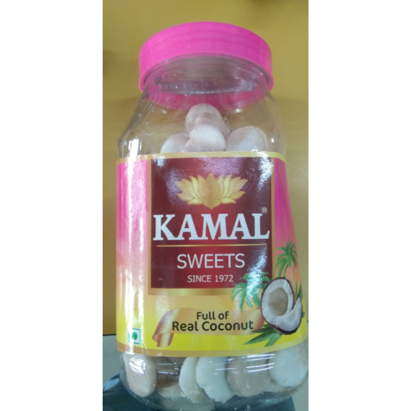 Coconut Toffee Peda - Kamal Sweets