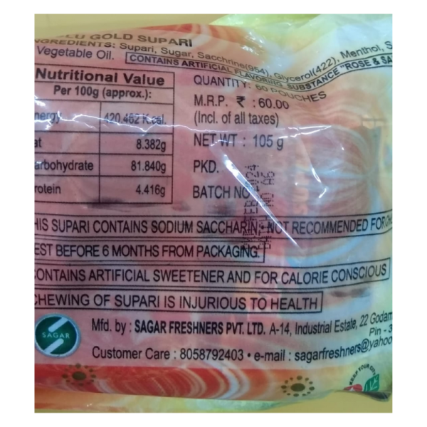 Flavoured Bhuni Supari - Bablu Gold