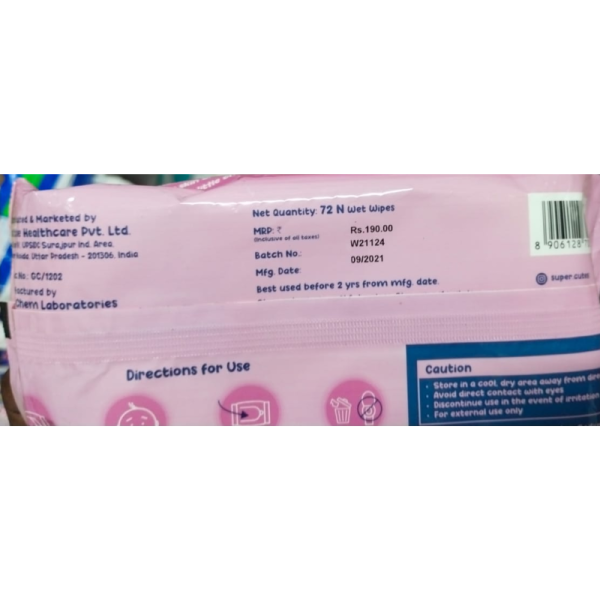 Baby Wipes - Super Cute's