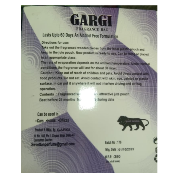 Car Air Freshner - Gargi