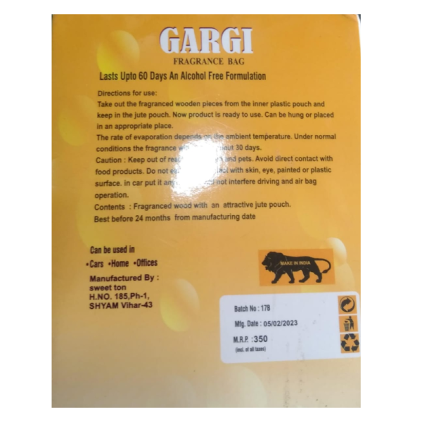 Car Air Freshner - Gargi