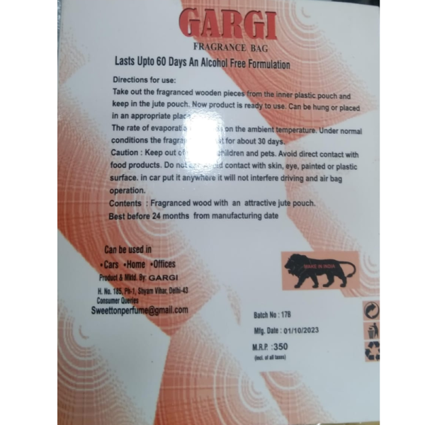 Car Air Freshner - Gargi
