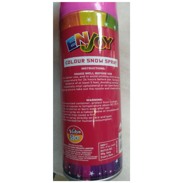 Colour Snow Spray - Enjoy