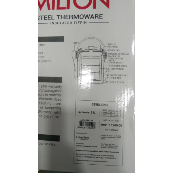 Insulated Tiffin Box - Milton