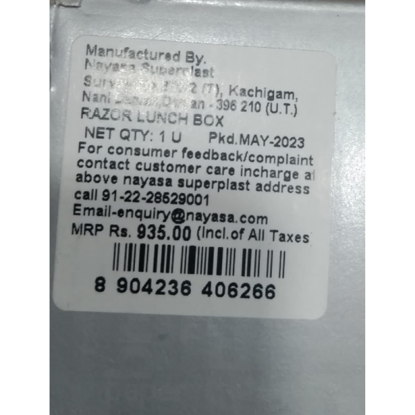 Insulated Tiffin Box - Nayasa