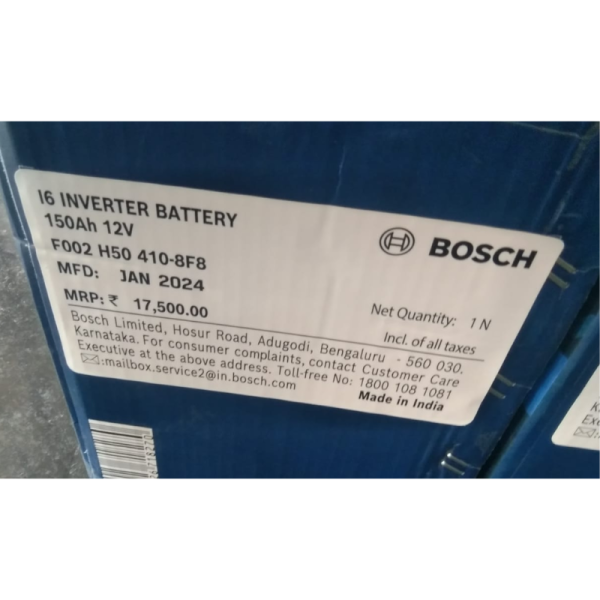 Tubular Battery - Bosch