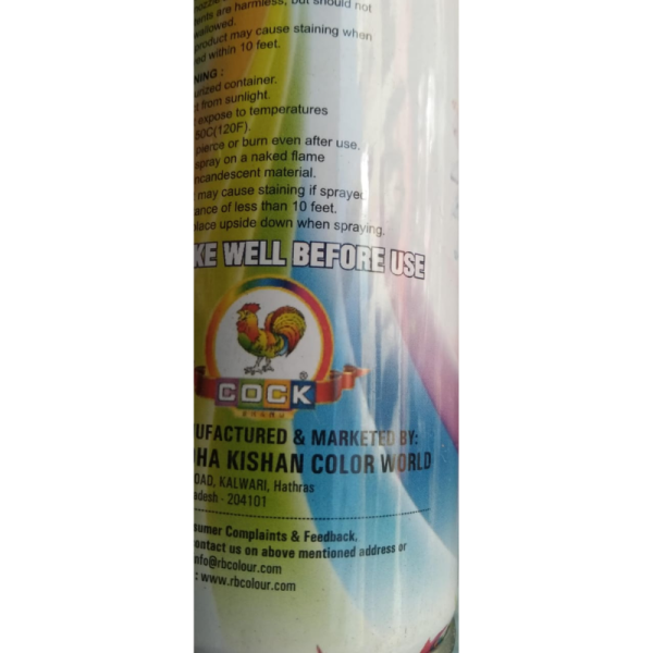 Colour Snow Spray - Cock Brand