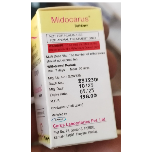 Midocarus Injection - Carus Laboratories Pvt. Ltd