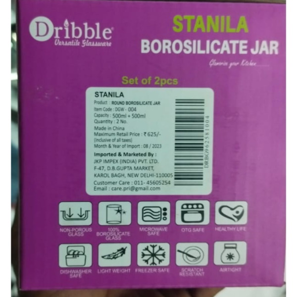 Borosilicate Jar - Dribble