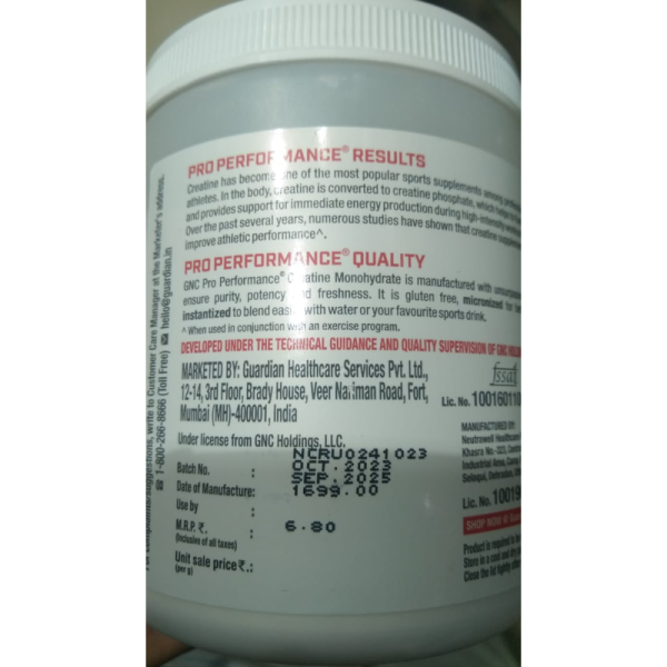 Creatine Monohydrate Powder - GNC