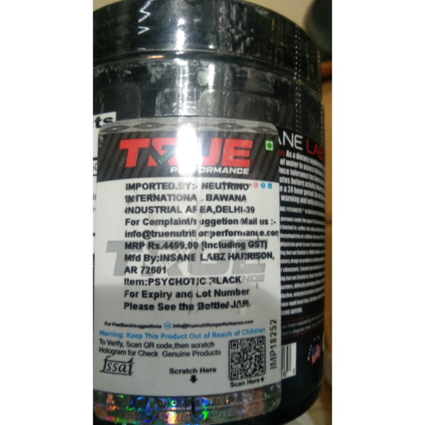 Psychotic Pre Workout - Insane Labz