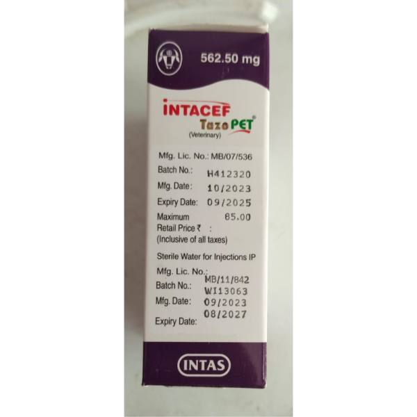 Intacef Tazo Pet - Intas Pharmaceuticals Ltd