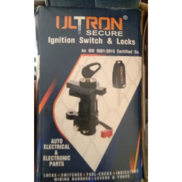 Ignition Cum Steering Lock - Ultron