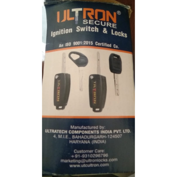 Ignition Cum Steering Lock - Ultron