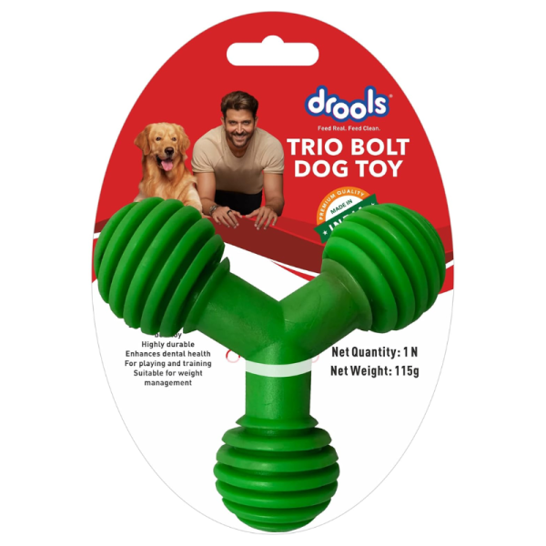 Trio Bolt Dog Toy - Drools